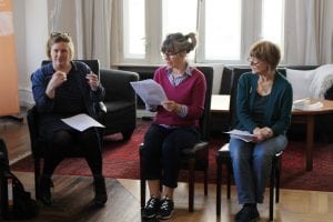 Teilnehmende des Salonnièren-Seminars.