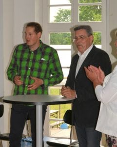 Die frisch gebackenen Salonniers Christian Benusch (l.) und Peter Gallasch sprechen von ihren Erfahrungen