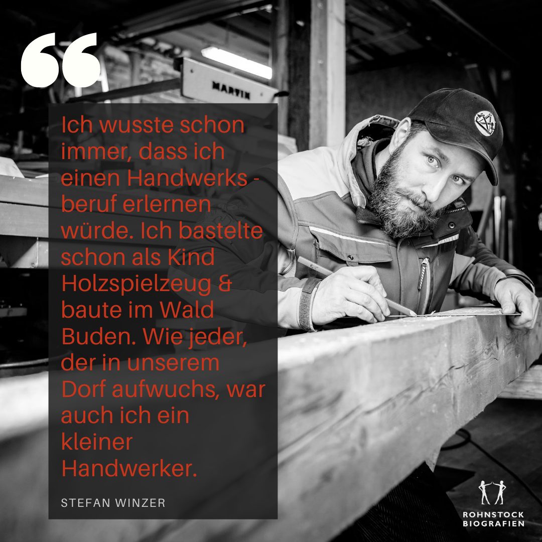 thüringen thüringer wald handwerk zimmermann lebensgeschichte biografie beruf ostdeutschland